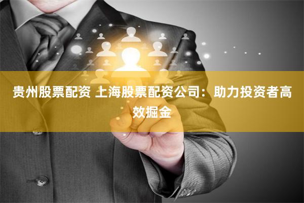 贵州股票配资 上海股票配资公司：助力投资者高效掘金